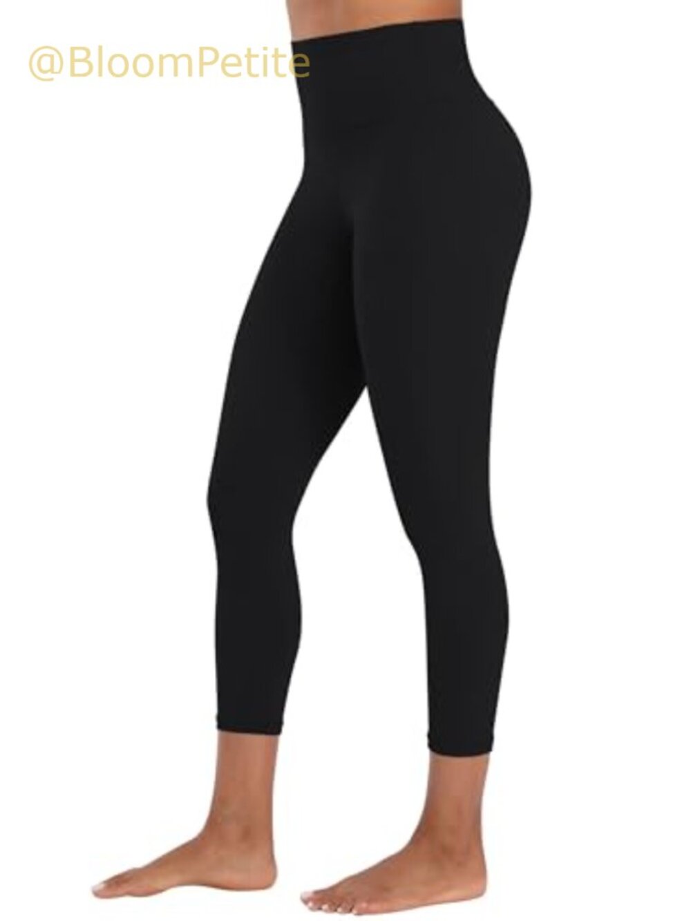 High Waisted Capri Leggings Buttery Soft Tummy Control Yoga Gym